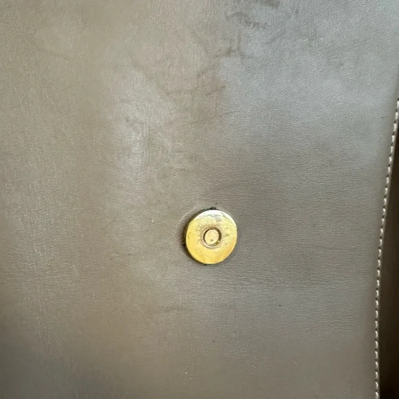 Vintage Frances Valentine Black and Brown Crossbody Bag - Picture 5 of 8